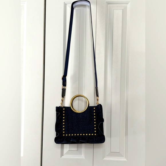 RARE Kate Spade, White Rock Road Denim Sam Satchel - Picture 14 of 16